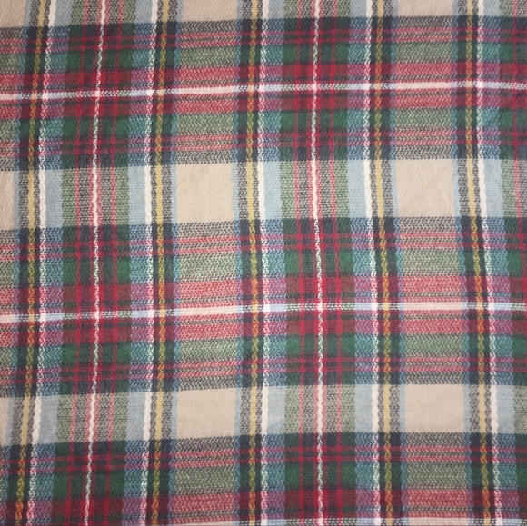 Women's Hobby Lobby Brown Plaid Blanket Scarf Size 56"x56" - Picture 8 of 9